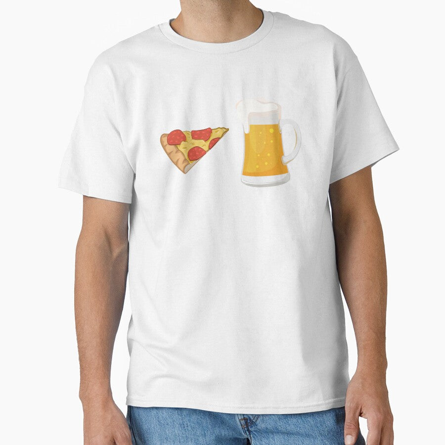 Pizza and beer by Gezwompl