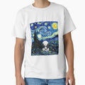 Snoopy Starry Night Van Gogh by Morphologiona