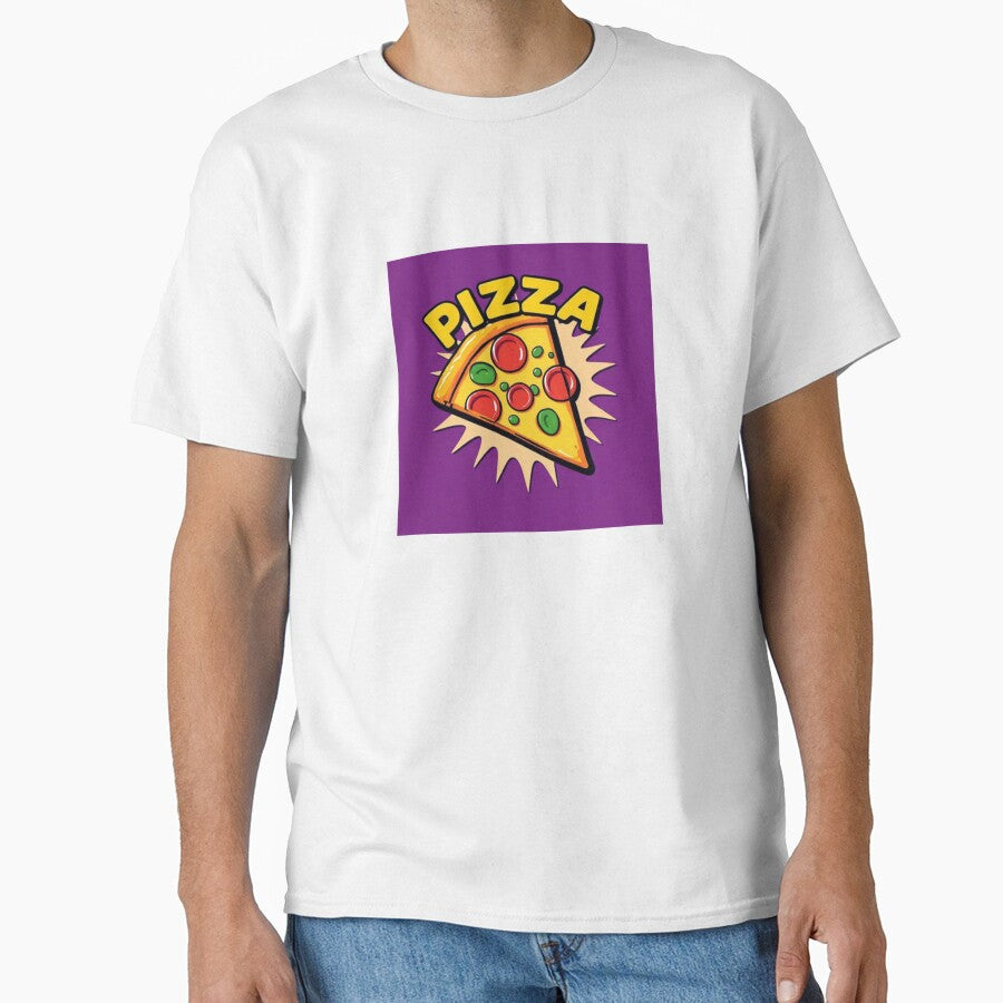 Purple Pop Art Pizza Slice Collection by SaucyFoodTruck