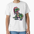 dinosaur christmas pun green by Gloria312