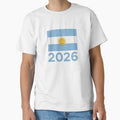 Argentina Flag 2026 World Cup Football Fan Design | Soccer Supporter Merchandise by 21 Tulips