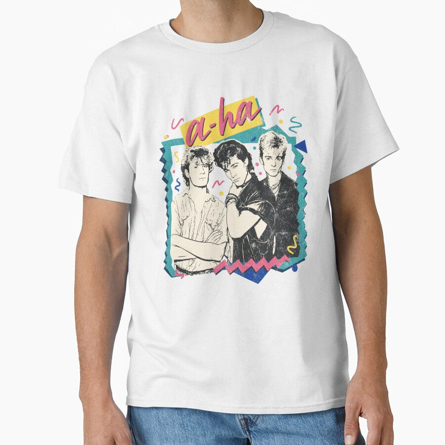 a-ha ----- Original 80s Retro Fan Design by AestheticNow