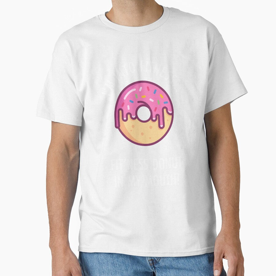 Donut Fitness Funny Doughnut Design by TeeMonsters