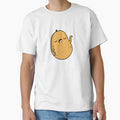 Pooh-tato Funny Potato Pun (Dark BG) by punnybone