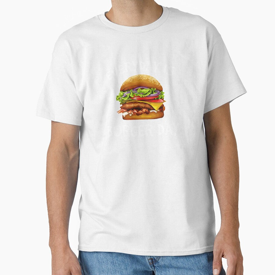 Hamburger Shirt, Hamburger Burger Shirt, Everyday is Burger Day, Food Shirt, Cheeseburger Shirt, Burger T-shirt, Funny Burger Shirt by CatchUriDesigns
