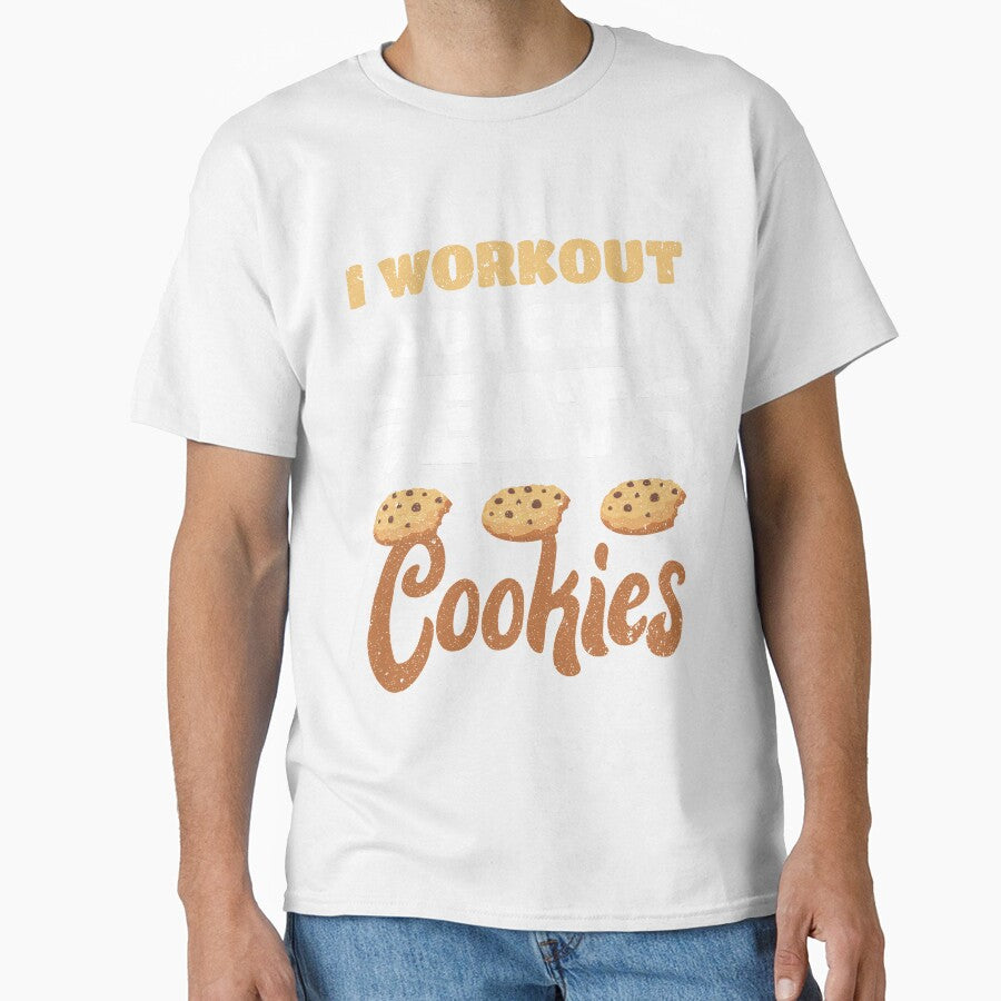 Junk Food I Workout So I Can Eat Cookies Funny Foodie by MagicSD Designs