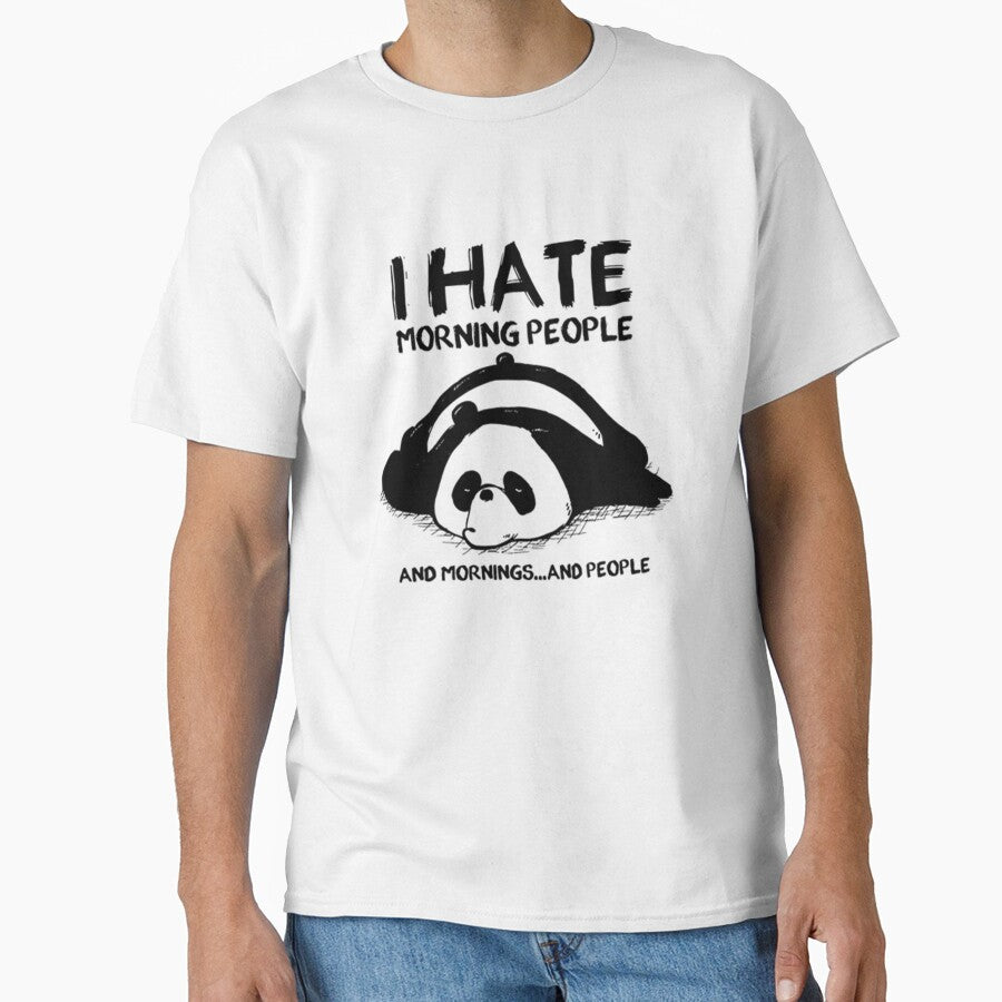 Lazy Panda I Hate Morning People by PixelsNotPens