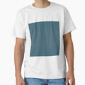 Xmas Dark Blue Color_ Dark Teal Green Blue (Straight Lines) by mimihuang creations