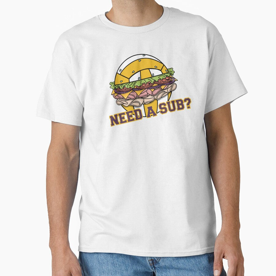 Need a Volleyball Sub by Three Caws Creative