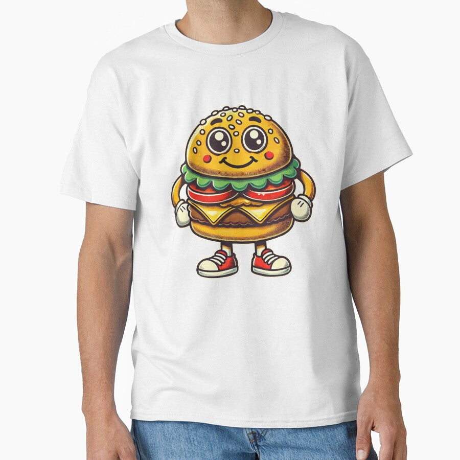 Hamburger Funny Retro Hamburger Lover by BlueBerry-Pengu