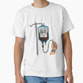100% Pure Coffee - Funny IV Coffee Bag Medical Parody Design by WowDezign