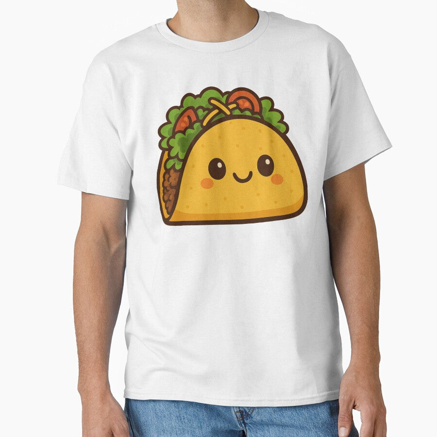 Cheerful Cartoon Taco with a Friendly Smile by MonoArt MA