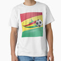 Soccer ball with the colors of the Senegal flag, realistic effect by Doomko