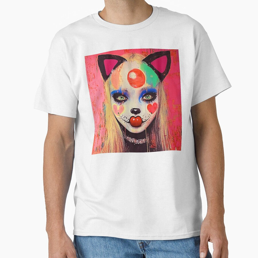 Whimsy Pop Art Female Collage-Inspired Colorful Art by DEC02
