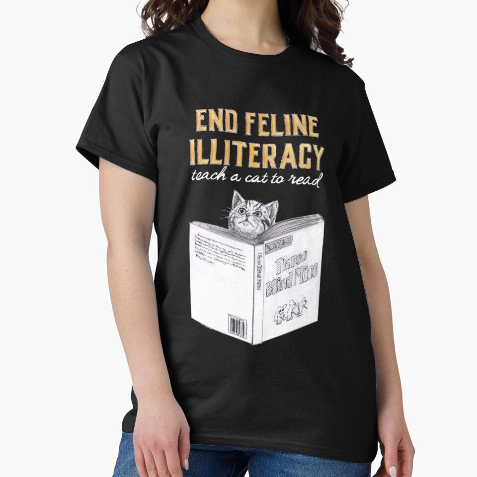 "End Feline Illiteracy. Teach a Cat to Read." by artichokes