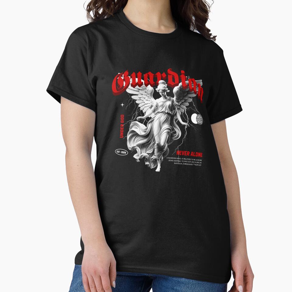Guardian Angel Streetwear Never Alone Faith Over Fear Christian by GCteez
