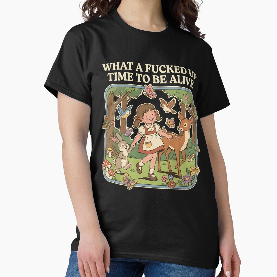 What A Fucked Up Time To Be Alive Retro Vintage Aesthetic by haitrieuic96