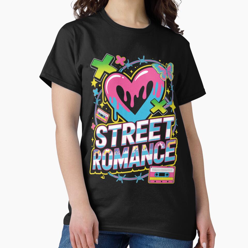 Street Romance 90s Dripping Heart Cassette Tape Barbed Wire Valentine's Day by DarylWelsh2024