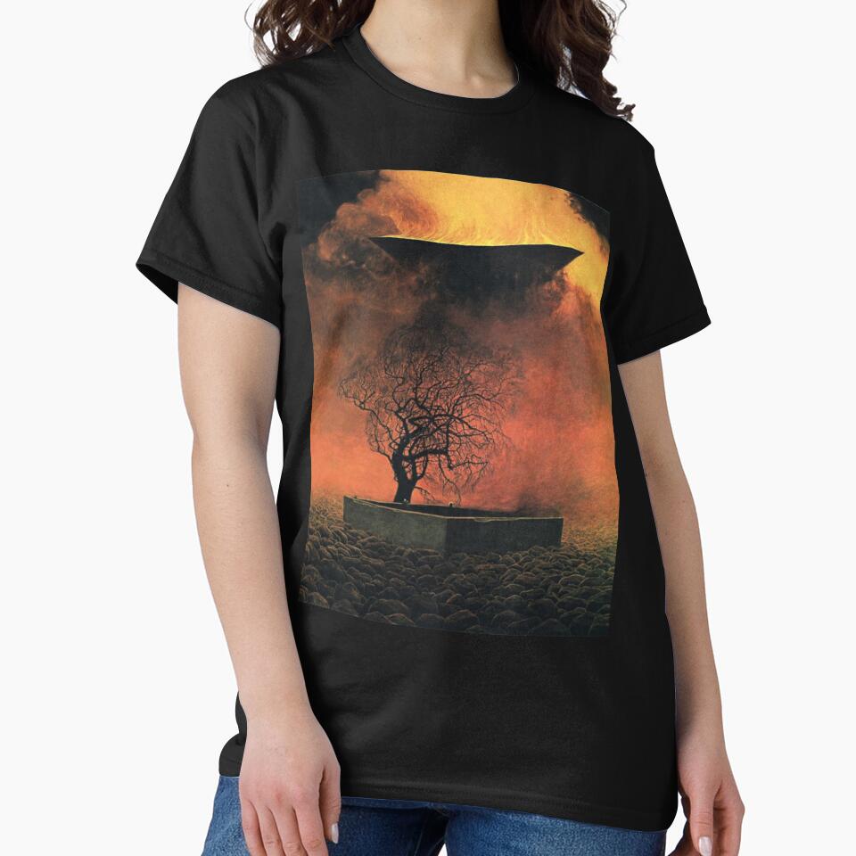 Untitled, by Zdzisław Beksiński by SHAUNBOUTIQUE