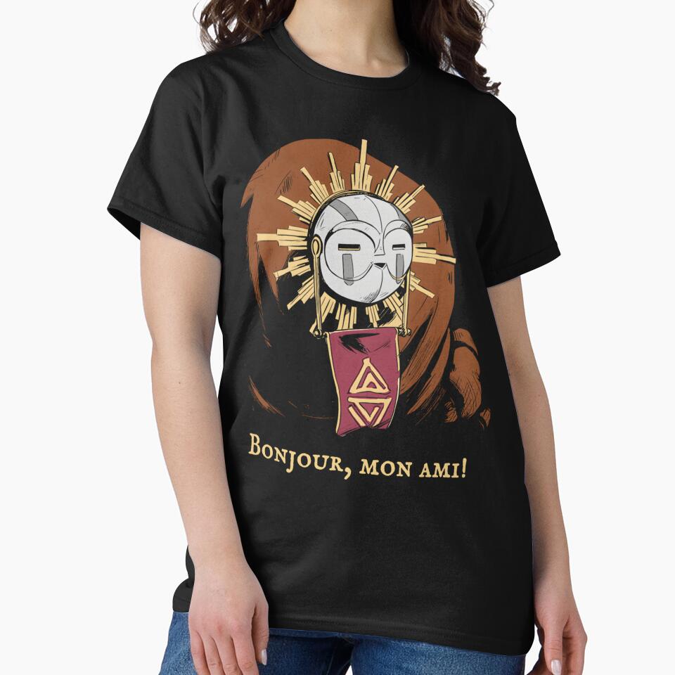 Esquie Clair Obscur Expedition 33 Bonjou Mon Ami Vintage 90s Fan Art by serqeydoomunf