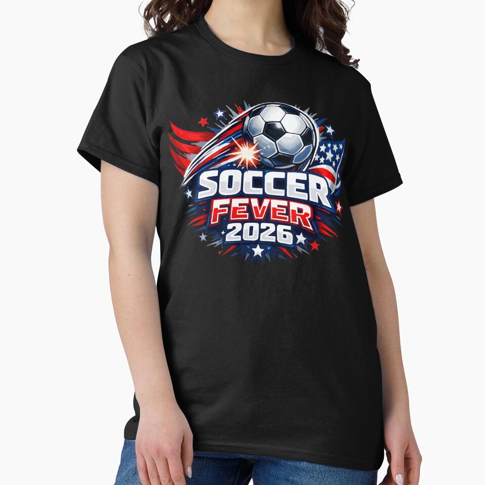 Stars Stripes Soccer Fever 2026 USA Fan by XYZ Studio