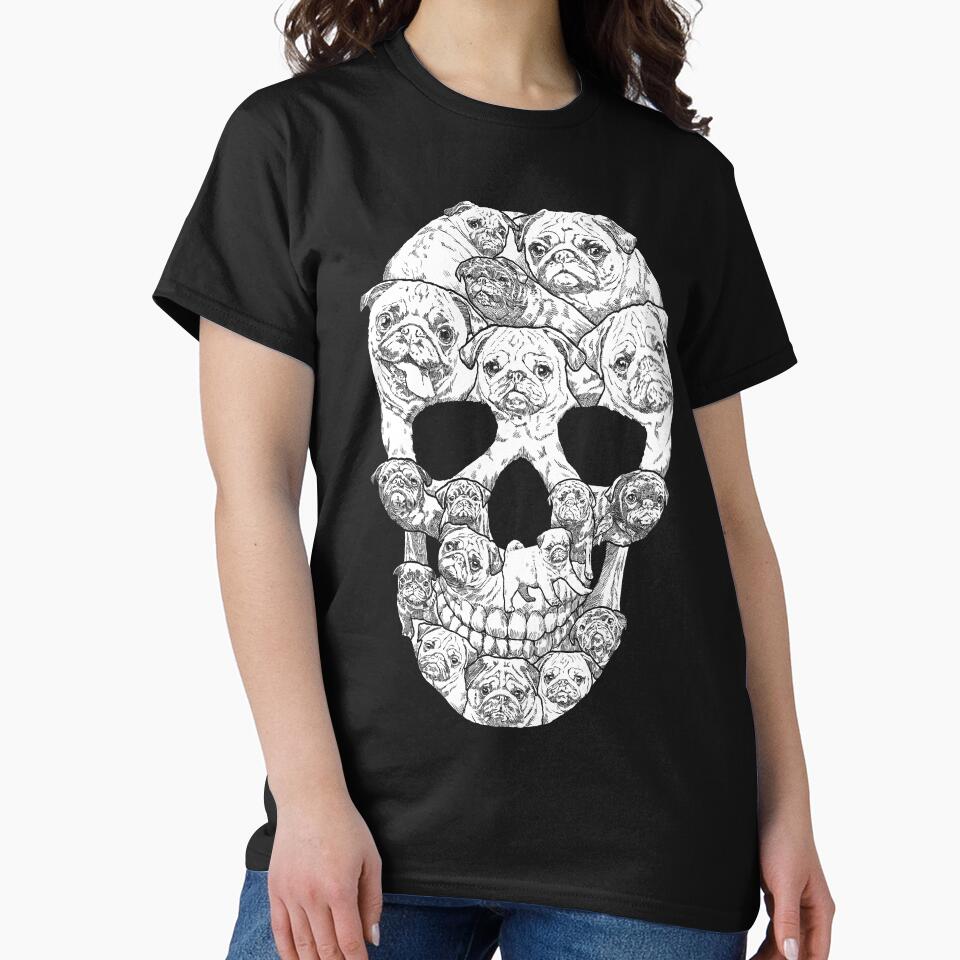 Pug Skull by designbydinny