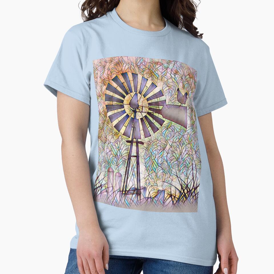 Art Nouveau style Farm Windmill by CattlettArt