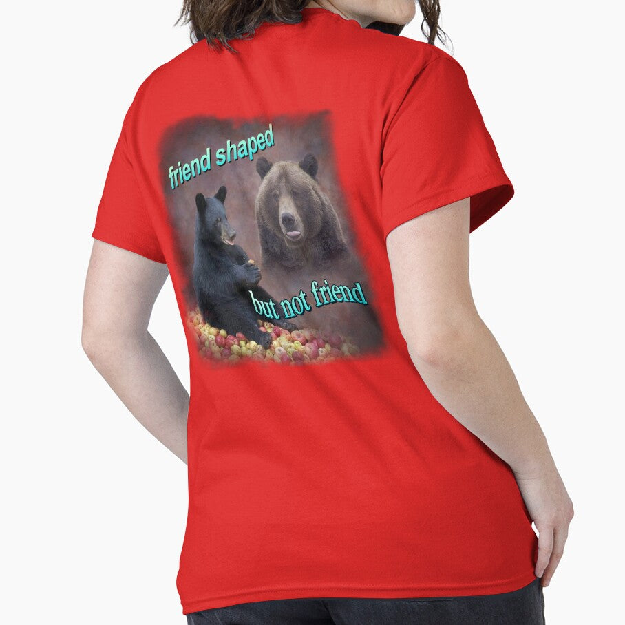 Bears friend shaped but not friend word art meme by snazzyseagull