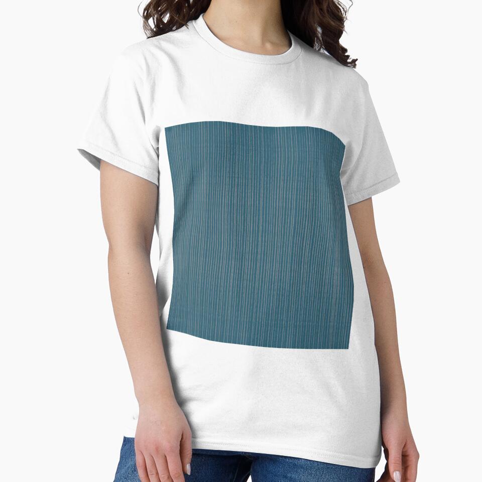 Xmas Dark Blue Color_ Dark Teal Green Blue (Straight Lines) by mimihuang creations