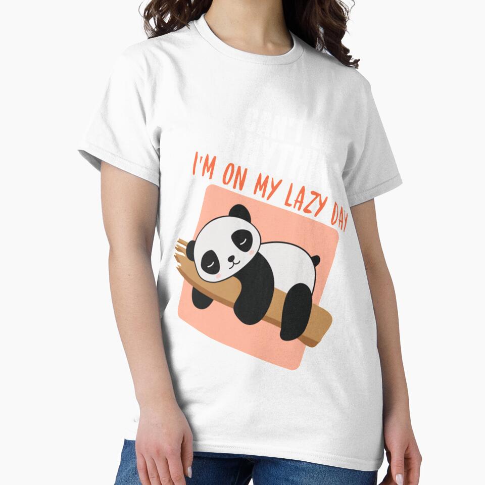 Lazy Day Can't Do Anything, I'm On My Lazy Day Panda by PixelsNotPens