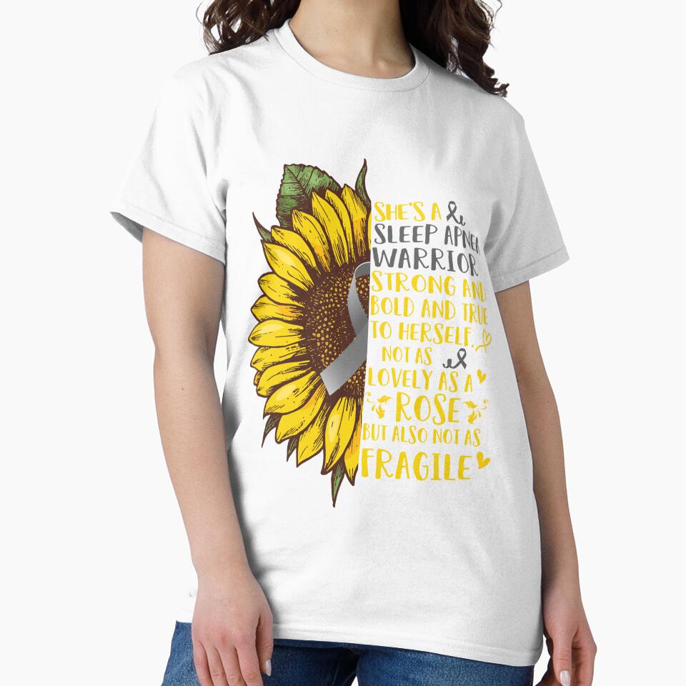 She is a Sleep Apnea Warrior Strong and Bold and True to Herself not as Lovely as a ROSE but also not as FRAGILE by EdithShop59