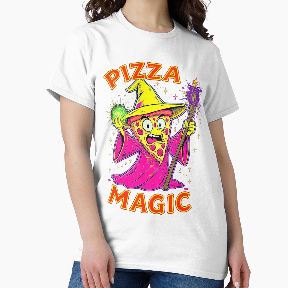 Pizza Magic Wizard Slice Funny Pizza Lover Gift by PixelQ