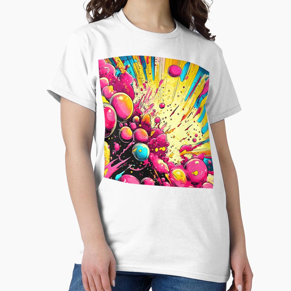 Pop Art Comic Book-Style Colorful Abstract Designs by DEC02
