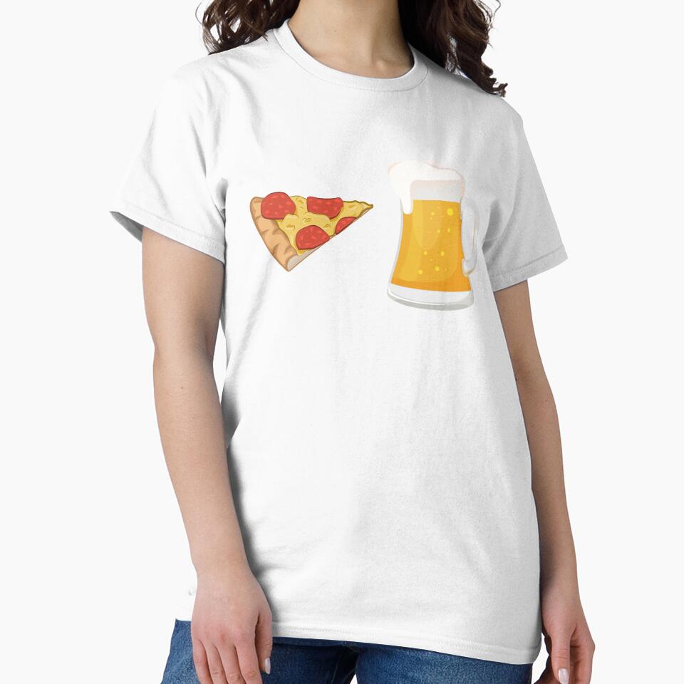 Pizza and beer by Gezwompl