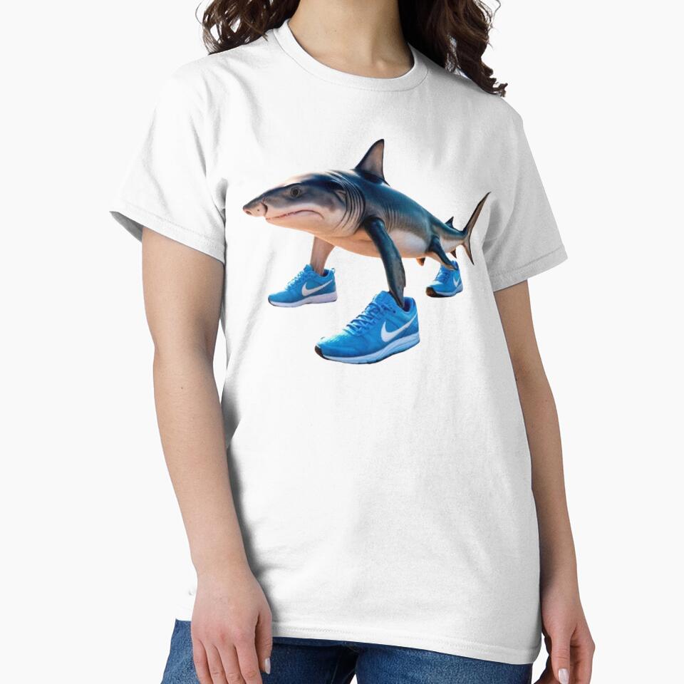 Tralalero Tralala Realistic Shark – Cartoon Design for T-Shirts & More by merchpub
