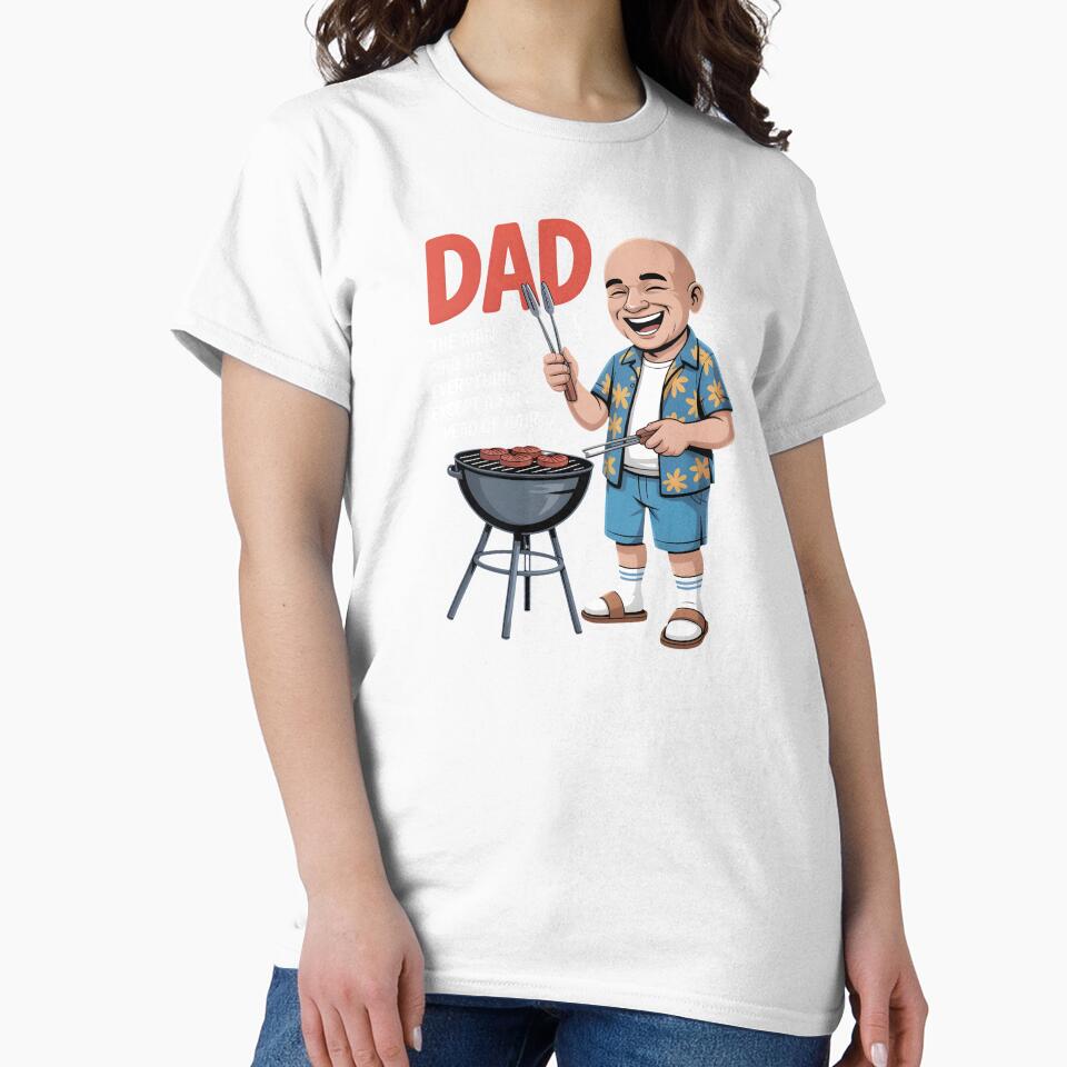 Dad The Man Who Has Everything Except A Full Head Of Hair by BlossomYumi