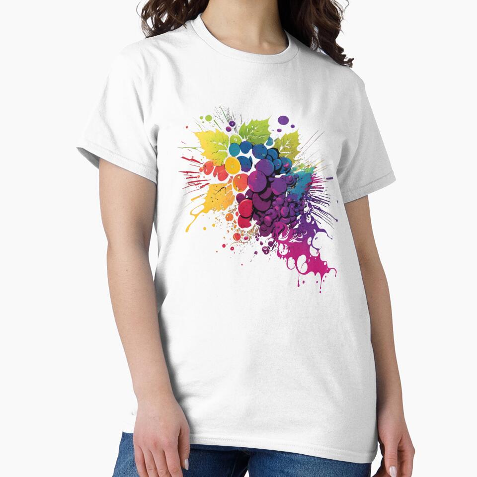 Grape Picture Pop Art Wine by Alper Billik