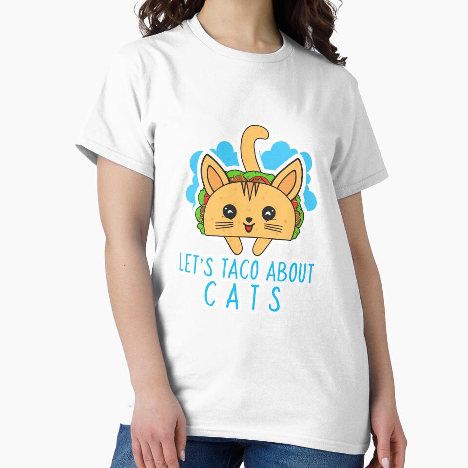 Funny Cat Sayings Taco Cat by Sartoris Art
