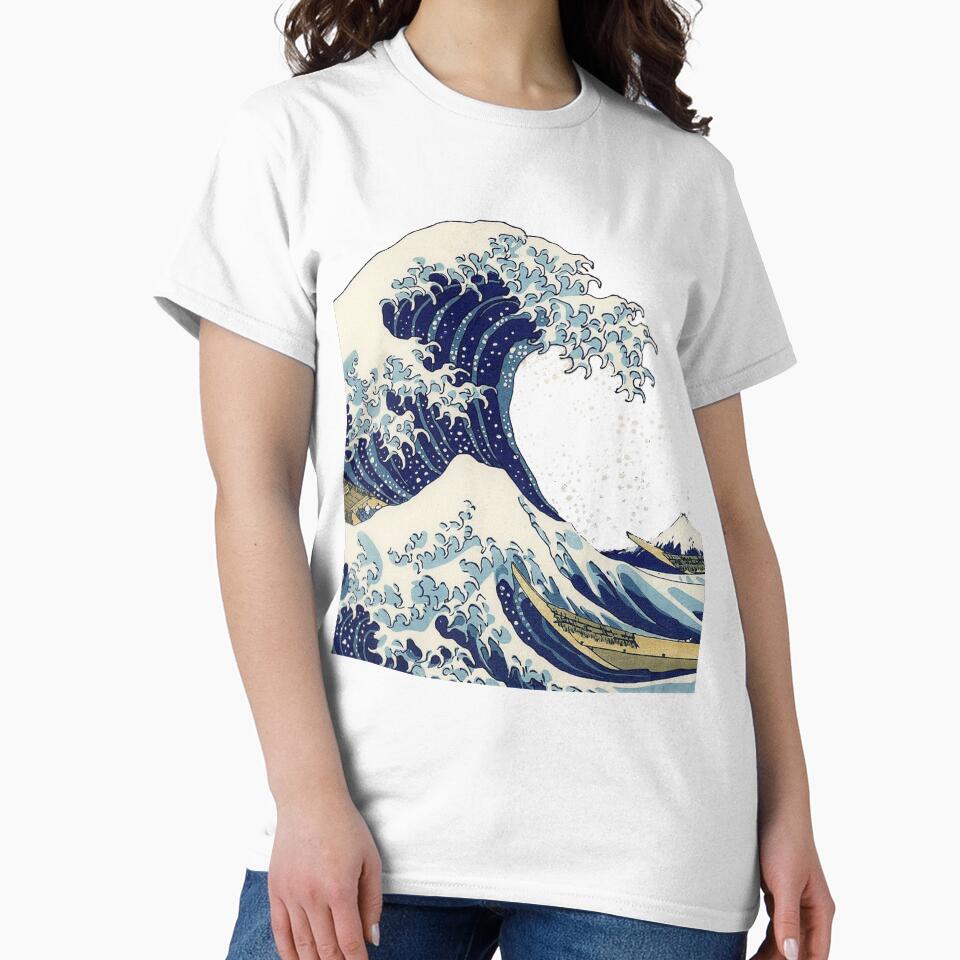 The Great Wave off Kanagawa by Hokusai by themobybrand