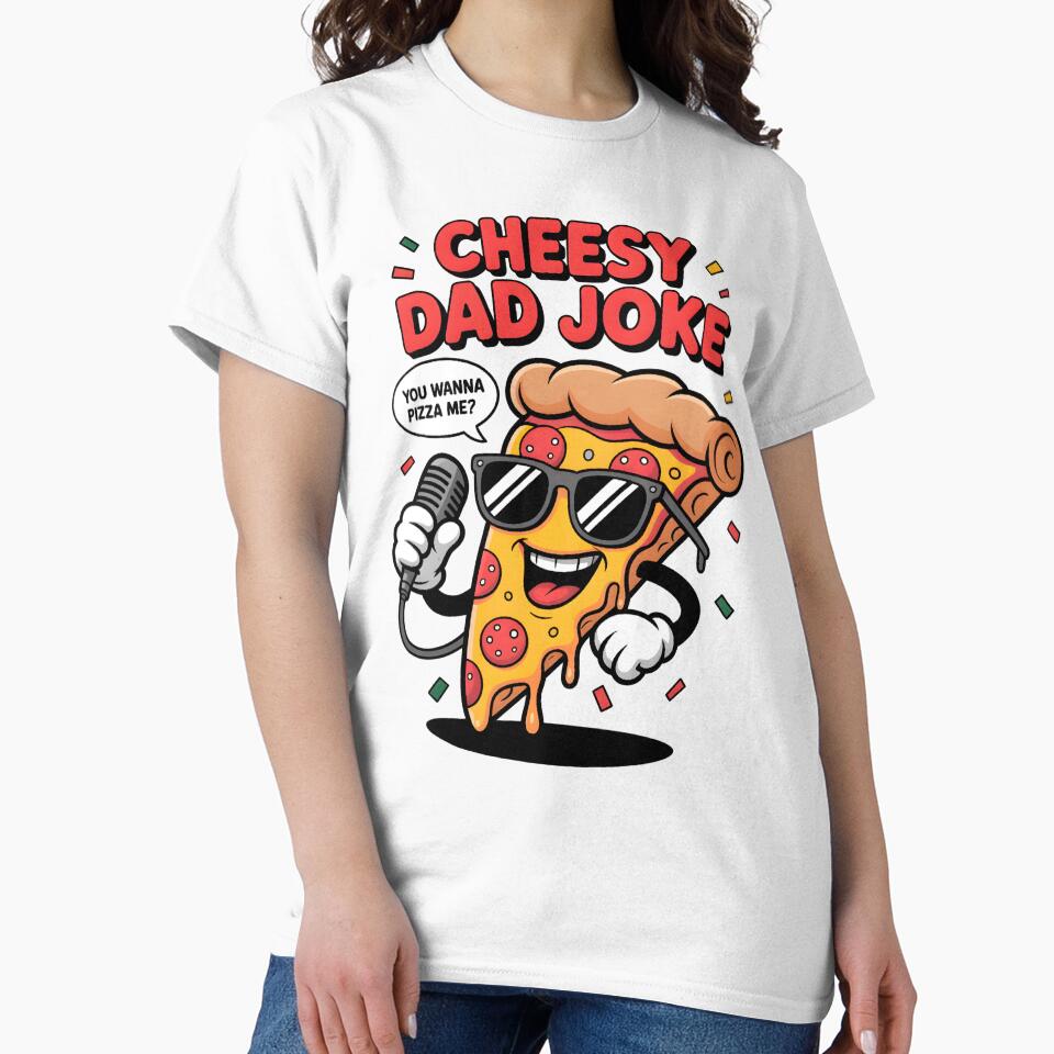 Cheesy Dad Joke Slice of Pizza by box-artshop