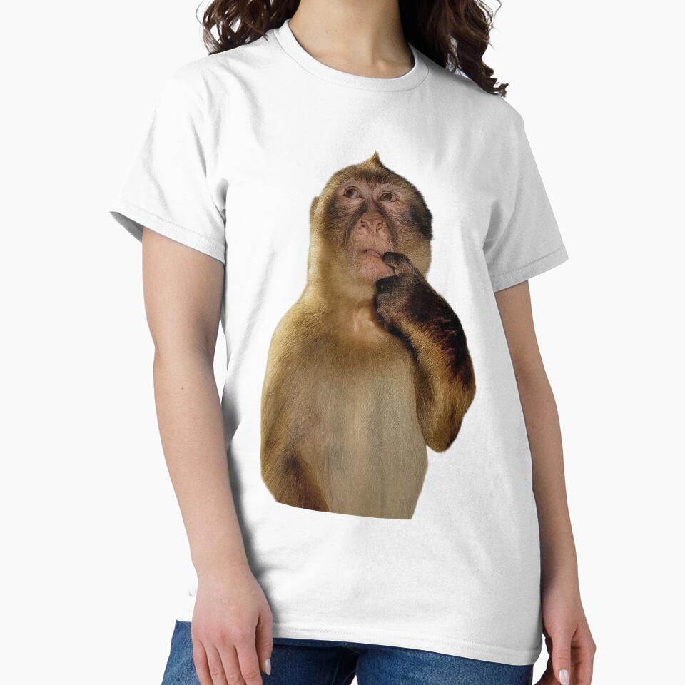 Monkey Thinking (cutout) by APhantasticBean