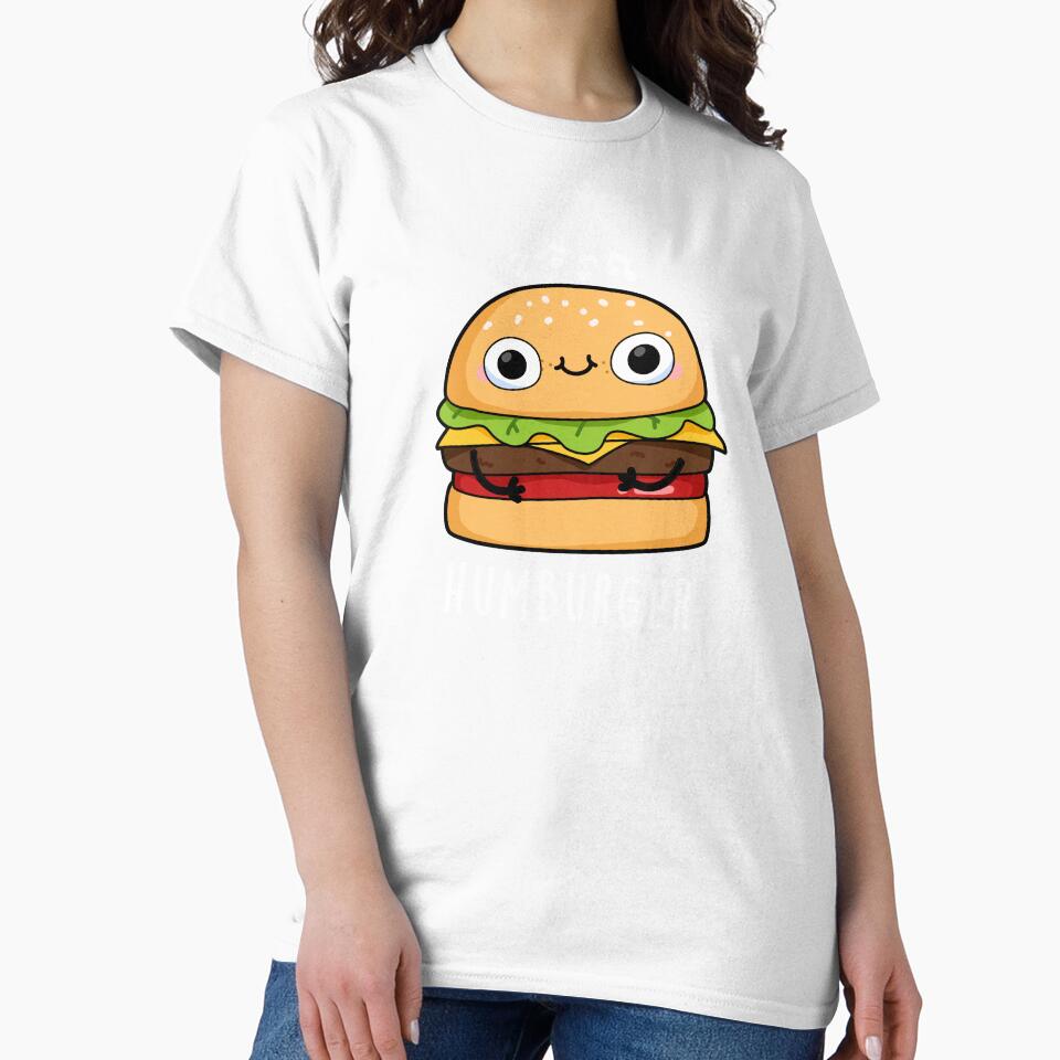 Humburger Funny Burger Puns (Dark BG) by punnybone