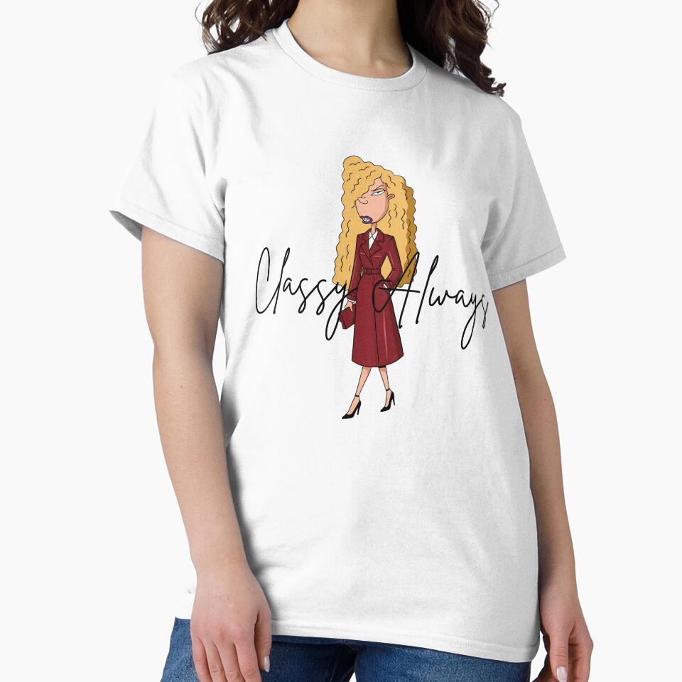Classy Always Editorial Street Style Tee by LunaTS