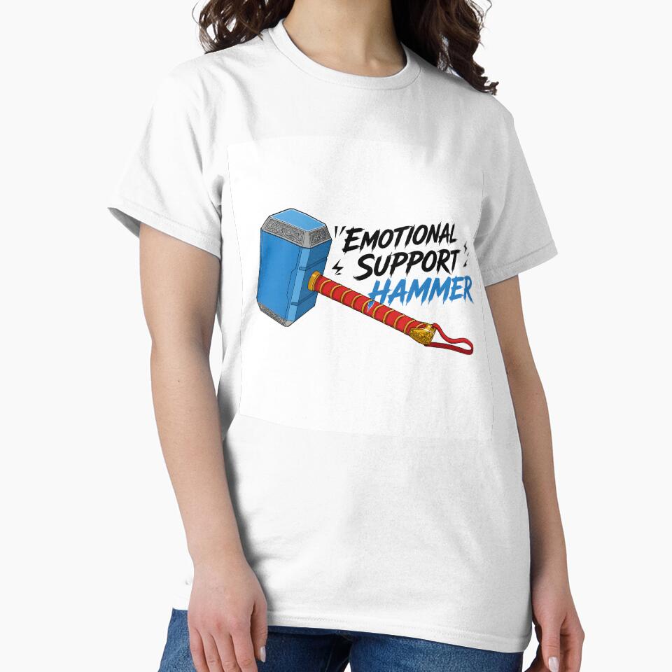 Thor’s Emotional Support Hammer by zakvisuals