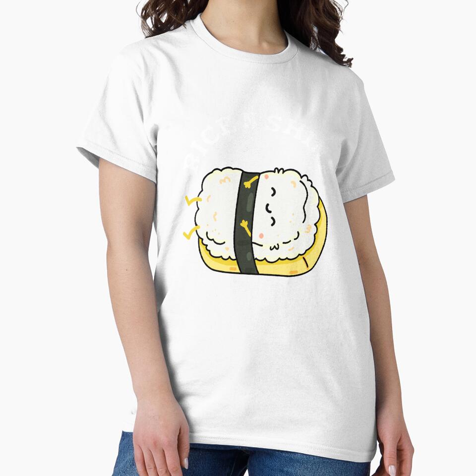 Rise And Shine Funny Sushi Pun (Dark BG) by punnybone