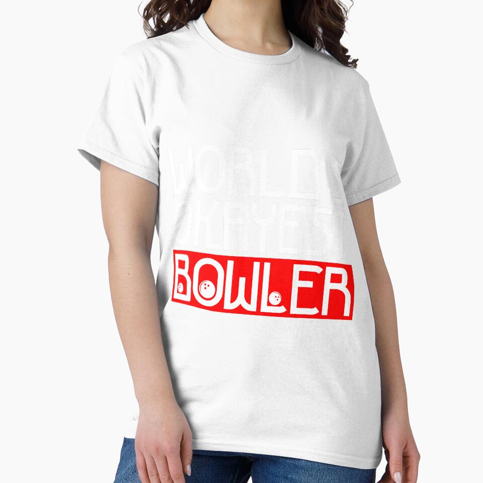 Worlds Okayest Bowler Funny Novelty by BundlerVq