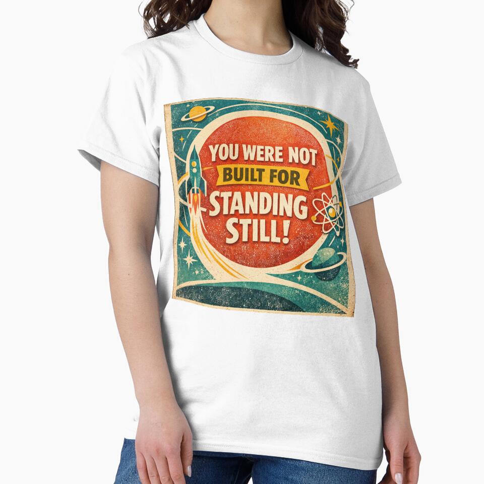 Cosmic Momentum – Retro Rocket Drive by ForeverPrintsOK