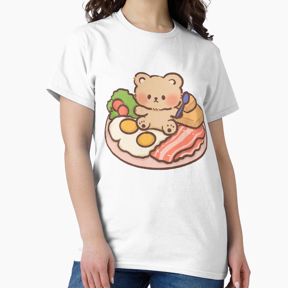 Cute Bear Breakfast Platter Illustration by NadirJArt