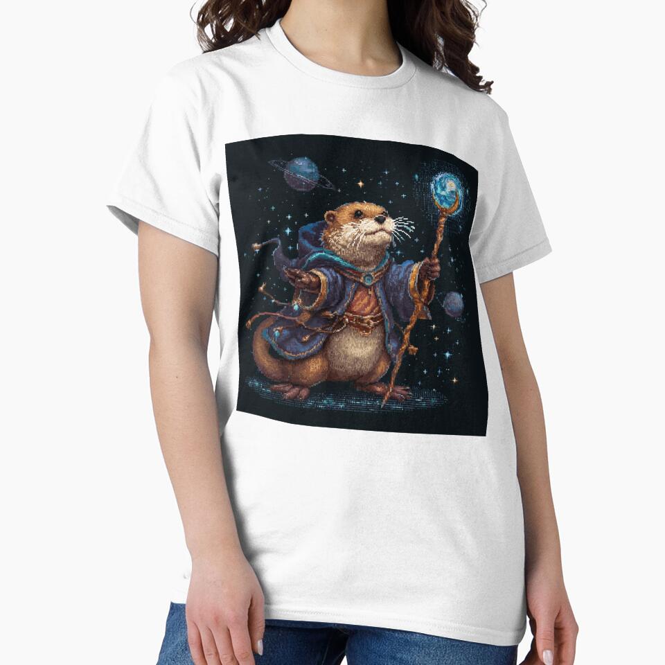 Otter Wizard Pixel Art by Kaos-Bit
