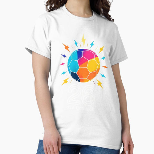 2026 Colorful Soccer Ball USA Canada Mexico 26 by dudelinart